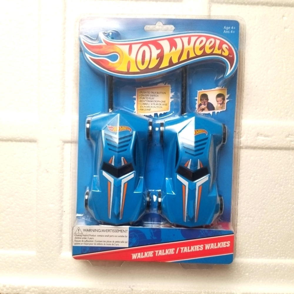 2015 Car Shaped Blue Walkie Talkies Made by Hot Wheels. Unopened.